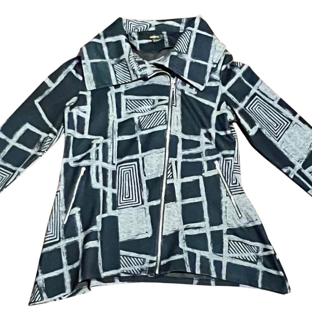 Radzoli Whimsigoth Geometric Print Jacket size M